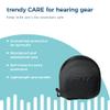 BANZ Kids Earmuffs CASE (NOT Baby Size) - Protective Premium Hard EVA Case - Holds Kids Size Headphones Protect Children Hearing Earmuffs Travel Case - Onyx view 3
