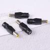 2 pcs/lot 2.1x5.5mm Female to 7.9x5.5mm Male DC Power Plug Connector for Laptop Black Color view 2