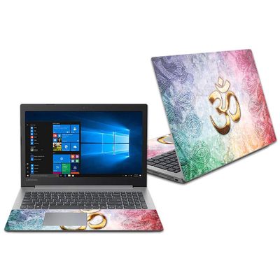 MightySkins Skin Compatible with Ideapad 330 15" (2018) - Rainbow Ohm | Protective, Durable, and Unique Vinyl Decal wrap Cover | Easy to Apply, Remove, and Change Styles | Made in The USA