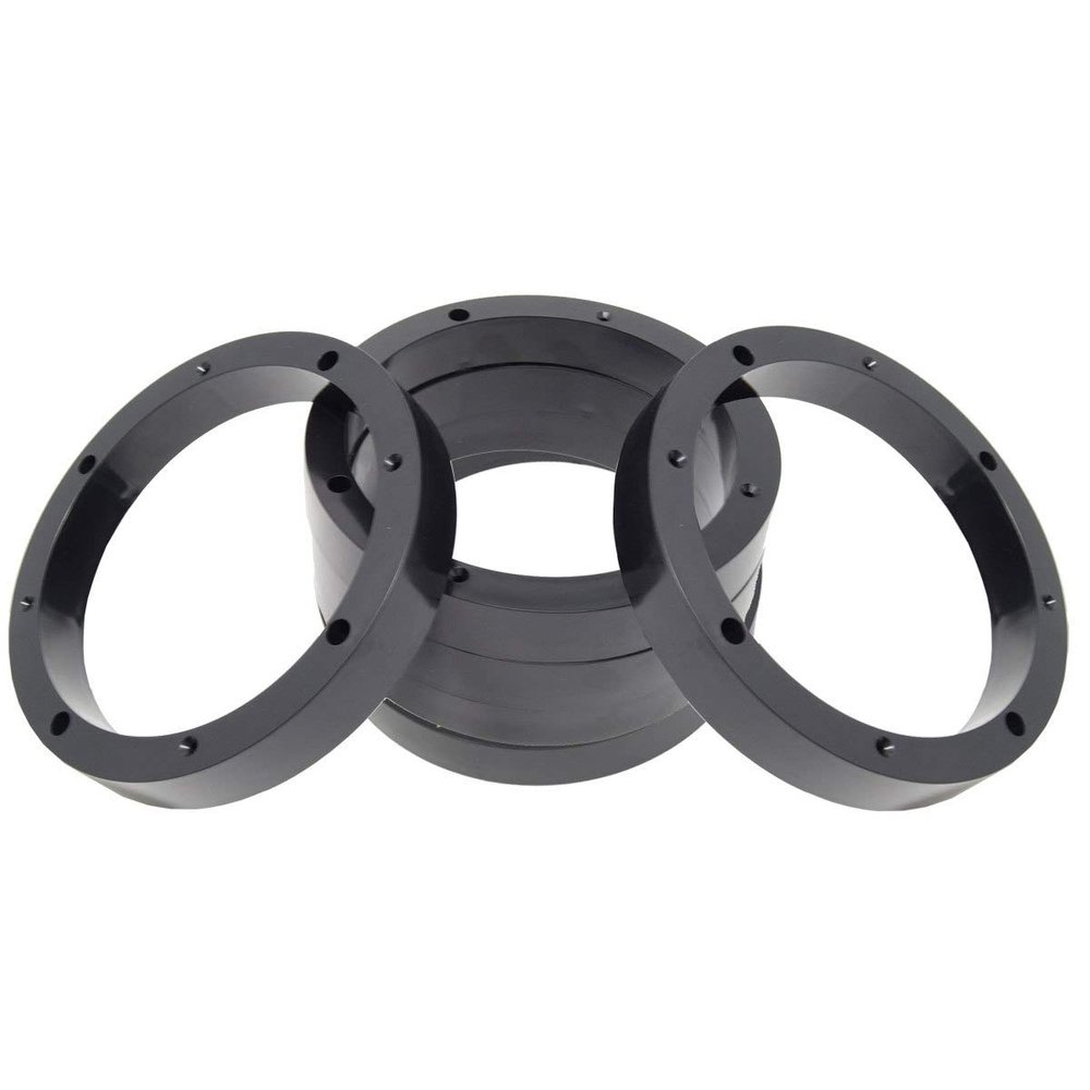 3 Pairs 6.5" Plastic Speaker Spacer Rings - Subwoofer Mid Range Custom Installation Mounting Adapter