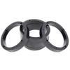 3 Pairs 6.5" Plastic Speaker Spacer Rings - Subwoofer Mid Range Custom Installation Mounting Adapter view 1