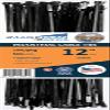 100 Pack Cable Zip Ties Heavy Duty"Made in the USA" 8 inch, Black (Made in the USA will not Break or Snap) view 1