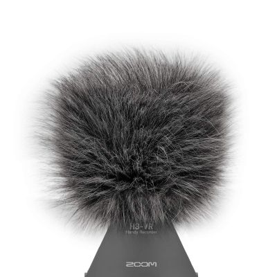 Gutmann Fur Microphone Windshield Windscreen for Zoom H3-VR Premium Edition Grey with Inner Lining