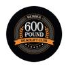 600 Pound Deadlift Club Gym Weightlifter Celtic Shield view 3