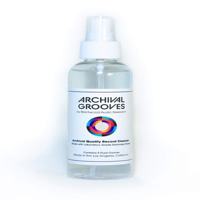 Archival Grooves - Vinyl Record Cleaning Fluid - 8 Oz Fine Mist Spray