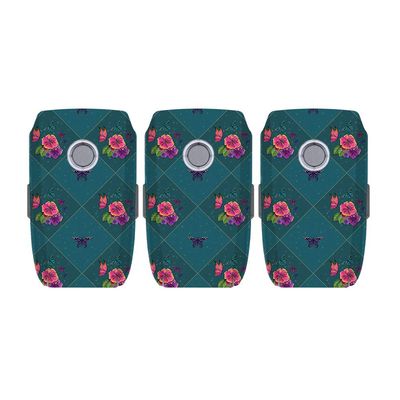 MightySkins Skin Compatible with DJI Mavic 2 Pro and Zoom Battery - Botanical Butterflies | Protective, Durable, and Unique Vinyl Decal wrap Cover | Easy to Apply, Remove | Made in The USA
