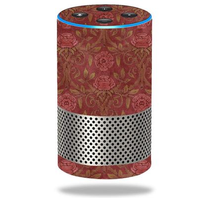 MightySkins Skin Compatible with Amazon Echo (2nd Gen) - Neo Rose Pattern | Protective, Durable, and Unique Vinyl Decal wrap Cover | Easy to Apply, Remove, and Change Styles | Made in The USA