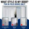 (4- Pack) - Safety Innovations Bi-fold Door Lock - Closet Protection Child and Pet Proof Bi-fold Door Lock - Tool-Free Installation - Unbreakable Clear Polycarbonate - for 1 3/8" Thick Wood Doors view 3