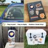 Desert Cactus Alpha Sigma Phi Sticker 70's Themed Sheet Decal Laptop Water Bottle Car (70's Sheet) view 2
