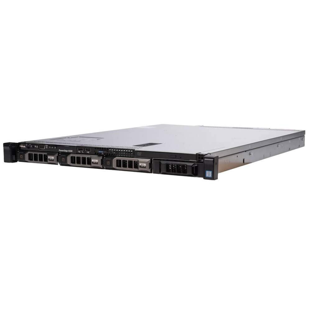 Dell PowerEdge R330 4 x 3.5 Hot Plug E3-1220 v5 Quad Core 3Ghz 32GB 4X 2TB H330 2X 350W (Renewed)