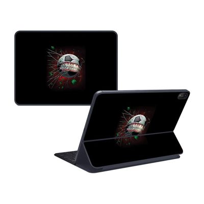 MightySkins Skin Compatible with Apple iPad Pro Smart Keyboard 11" (2018) - Soccer Monster - Protective, Durable, and Unique Vinyl Decal wrap Cover - Easy to Apply, Remove - Made in The USA