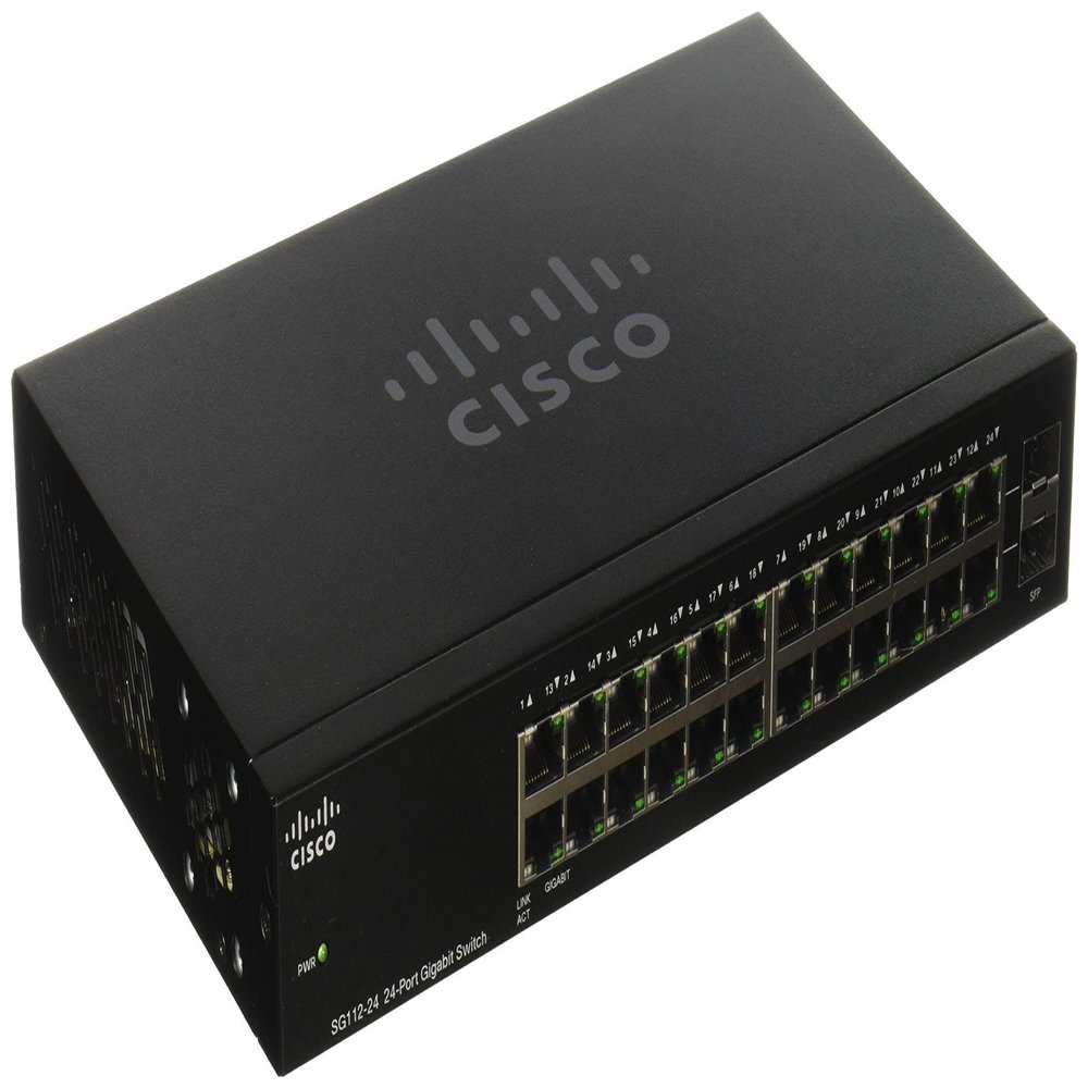 Cisco SG112-24 24-Port Unmanaged Gigabit Compact Switch (Renewed)