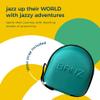 BANZ Kidz Earmuff Case 2+ Years Aqua - Travel Case for Kids & Toddler Headphone Protection Lightweight, Compact & Durable Earmuff Container view 4