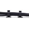 10pcs Desk Wall Cord Clamps Adhesive Cable Winder Drop Cord Wire Tie Fixer Fastener Tidy Holder Organizer Management view 3