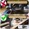 Famgee 12 Pack 2 Inch Desk Grommet Kit Wire Cable Hole Cover Organizer Plastic Cover for Office Cord Management (White) view 2