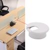 Famgee 12 Pack 2 Inch Desk Grommet Kit Wire Cable Hole Cover Organizer Plastic Cover for Office Cord Management (White) view 3
