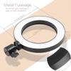 Workbench Light, Desk Ring Light with Swivel Clamp Arm,8'' USB Ring Light for Reading,Craft,Makeup,YouTube,Live Streaming,Study,Architect Drafting - Acetaken view 4