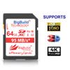 BigBuild Technology UHS-I U3 95MB/s Memory Card for Canon PowerShot SX420 is, SX430 is, SX520 HS, SX530 HS, SX540 HS, SX60 HS, SX610 HS, SX620 HS, SX710 HS, SX720 HS, SX730 HS, SX740 HS Camera view 3