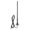 Rubber Antenna AM/FM for Car, RVs, Boat - 15" with 96" Cable, 180-degree Swivel Base view 1