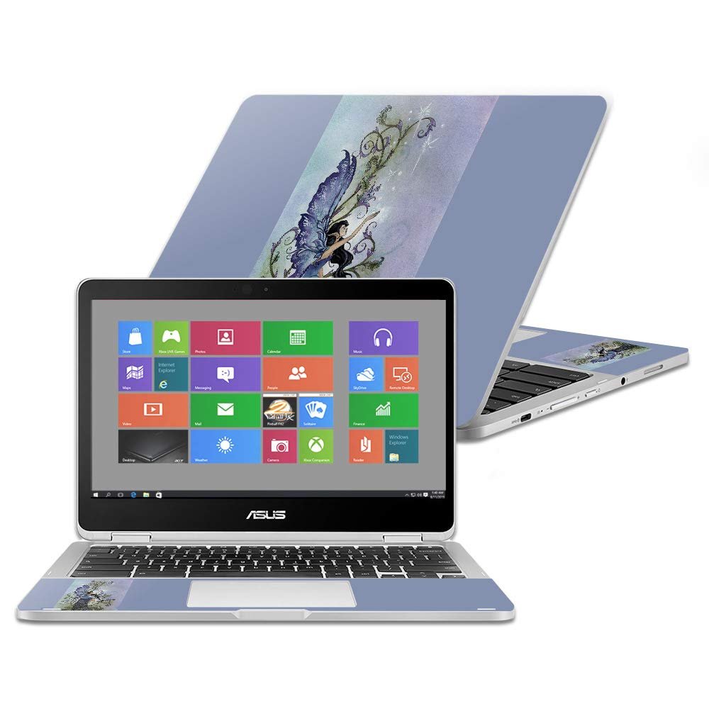 MightySkins Skin Compatible with Asus Chromebook Flip C302CA 12.5" (2016) - Fairy Creation | Protective, Durable, and Unique Vinyl Decal wrap Cover | Easy to Apply, Remove | Made in The USA