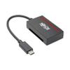 Tripp Lite USB 3.1 to Cfast 2.0 Card Reader & SATA III Hard Drive Reader, Cfast Reader, SATA Reader/SSD Reader, USB C & Thunderbolt 3, 5Gbps, Black, 3 Year Warranty (U438-CF-SATA-5G) view 1