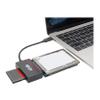 Tripp Lite USB 3.1 to Cfast 2.0 Card Reader & SATA III Hard Drive Reader, Cfast Reader, SATA Reader/SSD Reader, USB C & Thunderbolt 3, 5Gbps, Black, 3 Year Warranty (U438-CF-SATA-5G) view 2