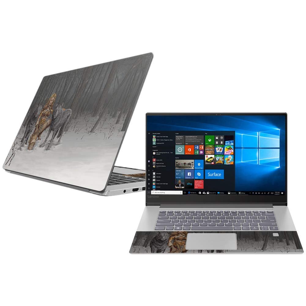 MightySkins Skin Compatible with Lenovo Ideapad 530S 15" (2018) - Midnight Watch | Protective, Durable, and Unique Vinyl Decal wrap Cover | Easy to Apply, Remove, and Change Styles | Made in The USA