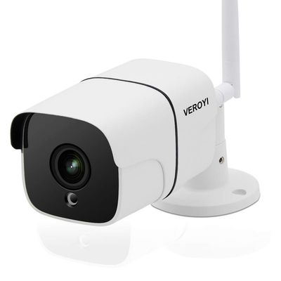 Veroyi Outdoor Security Camera, 1080P WiFi Surveillance Camera with Night Vision, Motion Detection, 2 Way Audio, Remote Monitor Auto Motion (Upgraded Version)