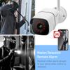 Veroyi Outdoor Security Camera, 1080P WiFi Surveillance Camera with Night Vision, Motion Detection, 2 Way Audio, Remote Monitor Auto Motion (Upgraded Version) view 4