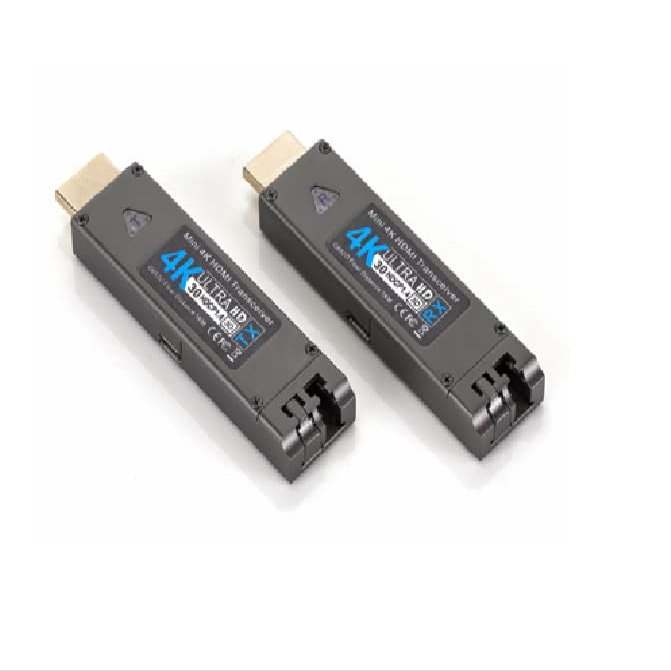 BENESTON HDMI Fiber Converter / 4K / 1080P/60Hz / 4096 x 2160 / HDMI 1.4 HDCP 1.4 / CCTV/System/Micro-USB/Broadcast