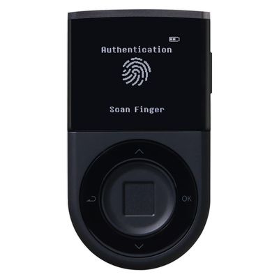 D'CENT Hardware Wallet  Biometric Cold Wallet for Crypto with Fingerprint Authentication | Secure Bluetooth Storage for Bitcoin, Ethereum, XRP, XDC, Solana, Stablecoins & More