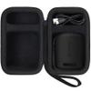 co2CREA Hard Travel Case Replacement for Sony SRS-XB100 SRS-XB12 SRS-XB13 Extra Bass Portable Bluetooth Speaker (All Black Case) view 1