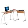 L-Shape Corner Computer Office Desk PC Laptop Table 15MM Chipboard Workstation Home Office view 1