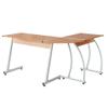 L-Shape Corner Computer Office Desk PC Laptop Table 15MM Chipboard Workstation Home Office view 4