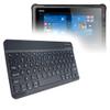 BoxWave Keyboard Compatible with Getac F110 (4th Gen) - SlimKeys Bluetooth Keyboard, Portable Thin with Chiclet-Style Keys - Jet Black