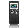 Voice Recorder Player - Usb Voice Recorder - Steel Rechargeable 8GB 650HR Digital Audio Voice Recorder MP3 Player - Black (Voice Recorder Set) view 1