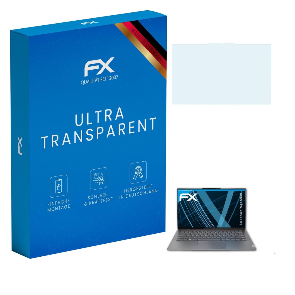atFoliX Screen Protection Film compatible with Lenovo Yoga S940 Screen Protector, ultra-clear FX Protective Film (2X)
