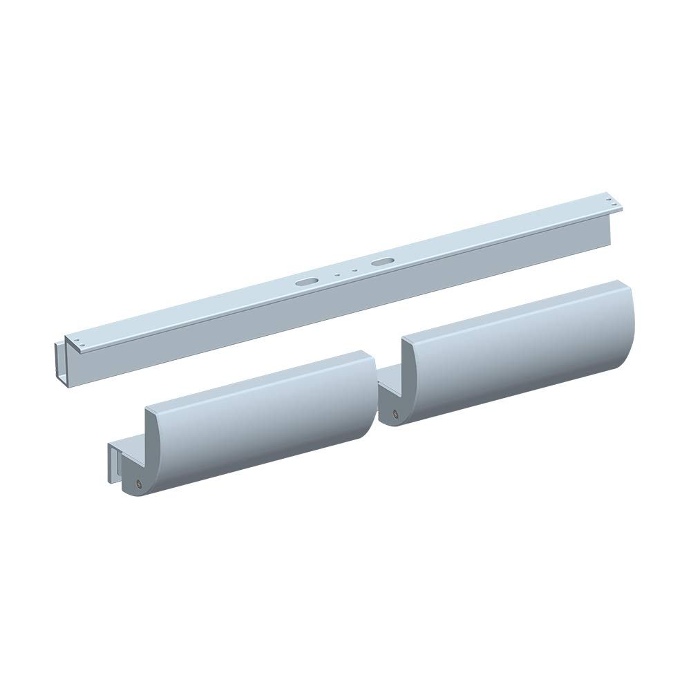 UHPPOTE GZ Bracket for 280KG / 600lbs Holding Force Double Door Electric Magnetic Lock Fully Frameless Glass Door