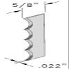 NBSLA 142" Scalloped Band Saw Blade for Wood - Fits 5700, 5701, 5801, 6801 - Black - Compact view 2