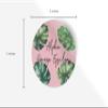 Alpha Omega Epsilon Sticker Greek Sorority Decal for Car, Laptop, Windows, Officially Licensed Product, Monogram Design 5" x 5" - Pink Palm view 3