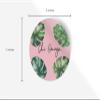 Chi Omega Sticker Greek Sorority Decal for Car, Laptop, Windows, Officially Licensed Product, Monogram Design 5" x 5" - Pink Palm view 3