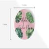 Alpha Epsilon Phi Sticker Greek Sorority Decal for Car, Laptop, Windows, Officially Licensed Product, Monogram Design 5" x 5" - Pink Palm view 3