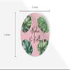 Alpha Xi Delta Sticker Greek Sorority Decal for Car, Laptop, Windows, Officially Licensed Product, Monogram Design 5" x 5" - Pink Palm view 3