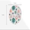 Alpha Omega Epsilon Sticker Greek Sorority Decal for Car, Laptop, Windows, Officially Licensed Product, Monogram Design 5" x 5" - Succulents Floral view 3