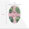 Alpha Sigma Tau Sticker Greek Sorority Decal for Car, Laptop, Windows, Officially Licensed Product, Monogram Design 5" x 5" - Pink Palm view 3