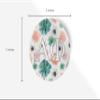 Alpha Phi Sticker Greek Sorority Decal for Car, Laptop, Windows, Officially Licensed Product, Monogram Design 5" x 5" - Succulents Floral view 3