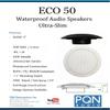 PQN Audio Eco50-4BK 5 inch Ultra Slim Waterproof Marine Speaker for RV, Camper, Cabinet and Hot tub. Chemical and UV Resistant. Wall and Floor Mount Outdoor Speakers (Black) view 2
