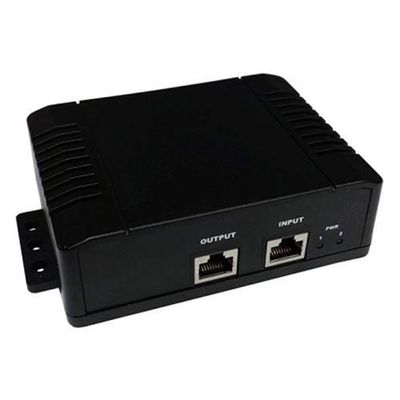 10-60VDC Wire Term Input, 56V 70W 802.3at 4pair GigE PoE Ins, PoE Pinout: 3,4,5,6V+;1,2,7,8V-, Dual 802.3at Detect, Isolated in/Out, Shield/Surge Prot, LVD, for Axis PTZ cams, Cisco UPOE