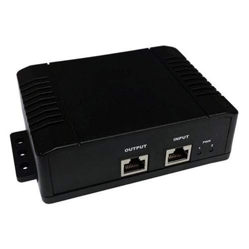 10-60VDC Wire Term Input, 56V 70W 802.3at 4pair GigE PoE Ins, PoE Pinout: 3,4,5,6V+;1,2,7,8V-, Dual 802.3at Detect, Isolated in/Out, Shield/Surge Prot, LVD, for Axis PTZ cams, Cisco UPOE