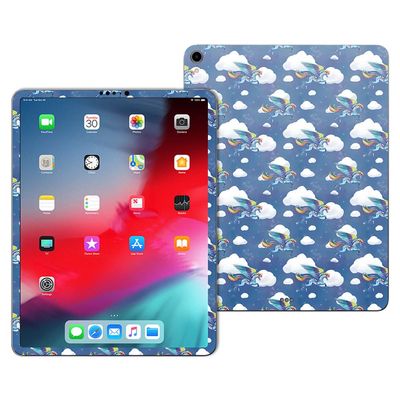 MightySkins Skin Compatible with Apple iPad Pro 11 (2018) - Rainbow Pegasus | Protective, Durable, and Unique Vinyl Decal wrap Cover | Easy to Apply, Remove, and Change Styles | Made in The USA